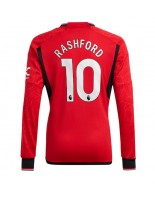 Manchester United Marcus Rashford #10 Domácí Dres 2023-24 Dlouhý Rukáv